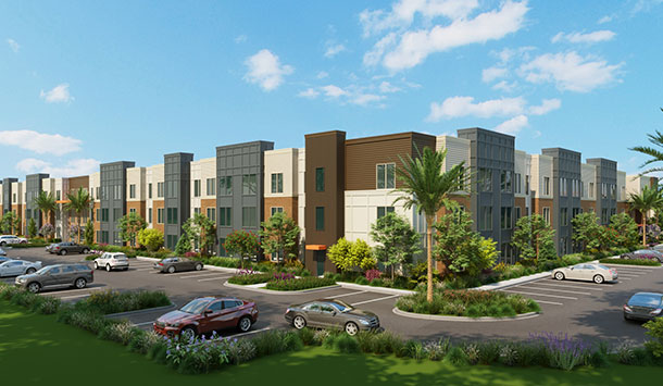 Rendering of the planned Barnett Villas apartments. Source: FK Architecture